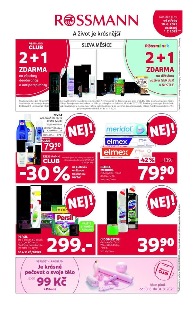 Rossmann drogerie leták 17. - 30.6.